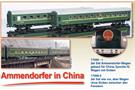Heris H0 Ammendorfer-Wagenset, gebaut für China, mit Sicken, 2-tlg.
