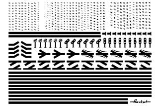 Herkat Haftdruck-Symbole