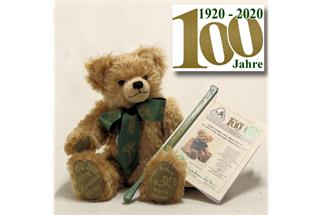 HERMANN-Coburg 1920 - 2020 Jubiläumsbär 100 38 cm