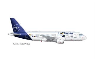 Herpa 1:100 Lufthansa Airbus A319 Lu, D-AILU Verden