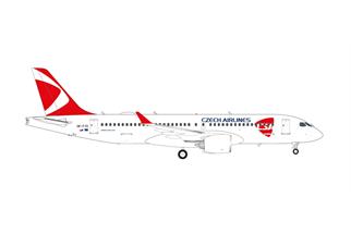 Herpa 1:200 CSA Czech Airlines Airbus A220-300, OK-FYD