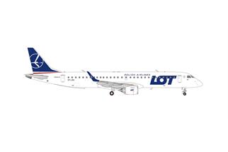 Herpa 1:200 LOT Polish Airlines Embraer E195, SP-LNQ