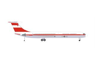 Herpa 1:200 Luftwaffe Flugbereitschaft Ilyushin IL-62M, 11+22