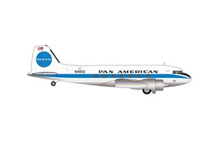 Herpa 1:200 Pan American World Airways Douglas DC-3, N19912 's Clipperle