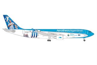 Herpa 1:500 Aerolíneas Argentina Airbus A330-200, Selección de Argentina, LV-FVH