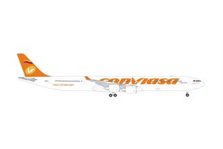 Herpa 1:500 Conviasa Airbus A340-600, YV3535 General en Jefe Rafael Urdaneta