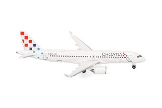 Herpa 1:500 Croatia Airlines Airbus A220-300, 9A-CAE Zagreb