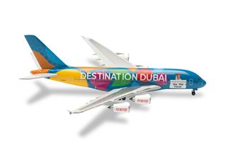 Herpa 1:500 Emirates Airbus A380, Destination Dubai, A6-EEW