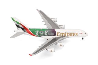 Herpa 1:500 Emirates Airbus A380, Wimbledon Official Partner, A6-EOE