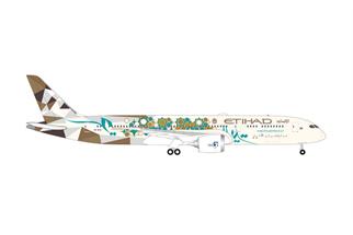 Herpa 1:500 Etihad Boeing 787-9 Dreamliner, A6-BLN