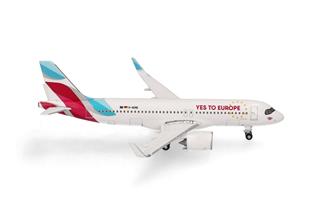 Herpa 1:500 Eurowing Airbus A320neo, Yes to Europe, D-AENE