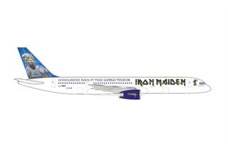 Herpa 1:500 Iron Maiden Boeing 757-200, G-OJIB Ed Force One, Somewhere Back in Time Tour