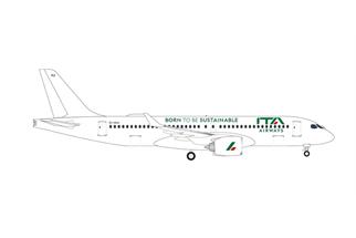 Herpa 1:500 ITA Airways Airbus A220-300, Born to be Sustainable, EI-HHJ