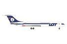 Herpa 1:500 LOT Polish Airlines Ilyushin IL-62M, SP-LBB Ignacy Paderewski