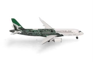 Herpa 1:500 QantasLink Airbus A220-300, Flying Art Series, VH-X4A Minyma Kutjara Tjukurpa