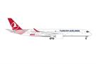 Herpa 1:500 Turkish Airlines Airbus A350-900, 400th Aircraft, TC-LGH Tek Yürek