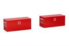 Herpa H0 2x20' Baucontainer, rot (Club)