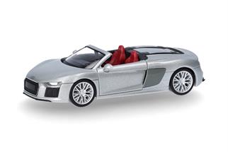 Herpa H0 Audi R8 V10 Spyder, eissilber