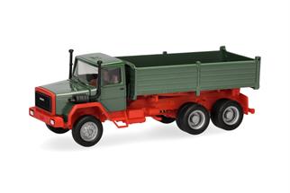 Herpa H0 Basic Iveco Hauber Kipp-LKW, grün
