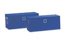 Herpa H0 Baucontainer, enzianblau (Inhalt: 2 Stk.)