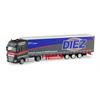 Herpa H0 DAF XF SSC Lowliner-Sattelzug, Spedition Diez