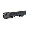 Herpa H0 DAF XG+ Gardinenplanen-Sattelzug, Emmrich Transporte