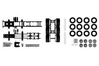 Herpa H0 Fahrgestell 4-achsig Volvo Schwerlastzugmaschine (Inhalt: 2 Stk.)