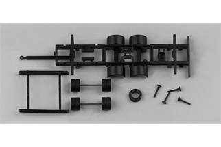 Herpa H0 Hängerfahrgestell Tandem für Wechselaufbau 2-achsig 7,82 m (Inhalt: 2 Stk.)