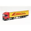 Herpa H0 Iveco S-Way LNG Gardinenplanen-Sattelzug, Omega Pilzno