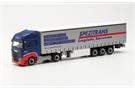 Herpa H0 Iveco S-Way LNG Gardinenplanen-Sattelzug, Spezitrans