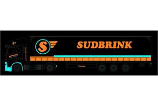 Herpa H0 Iveco S-Way LNG Gardinenplanen-Sattelzug, Sudbrink