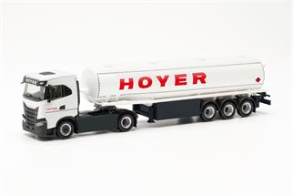 Herpa H0 Iveco S-Way ND Benzintank-Sattelzug, HOYER Hamburg