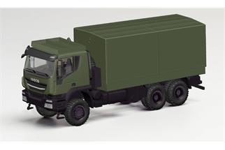 Herpa H0 Iveco Trakker 6x6 Pritsche/Plane, Bundeswehr