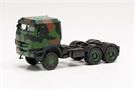 Herpa H0 Iveco Trakker geschützt 6x6 Sattelzugmschine, Bundeswehr Flecktarn