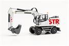 Herpa H0 Liebherr A 920 Litronic Radbagger, STRABAG