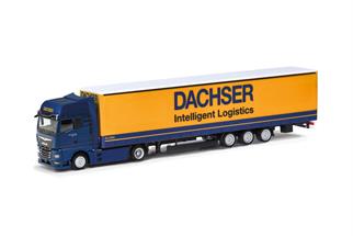 Herpa H0 MAN eTGX GX Lowliner-Sattelzug, Dachser Intelligent Logistics