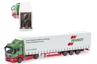 Herpa H0 MAN TGS LX Lowliner-Sattelzug, Wandt/Büssing/Eintracht