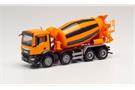 Herpa H0 MAN TGS NN Betonmischer-LKW 4-achs, kommunalorange