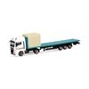Herpa H0 MAN TGX GM Flachbett-Sattelzug mit 10'-Container, Circus Krone