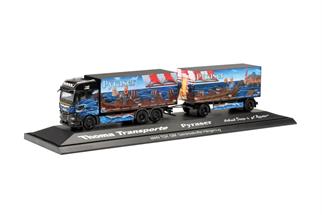 Herpa H0 MAN TGX GM Getränkekoffer-Hängerzug, Pyraser III / Rudi Thoma