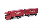 Herpa H0 MAN TGX GM Wechselkoffer-Hängerzug, Emons