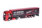 Herpa H0 MAN TGX GX Gardinenplanen-Sattelzug, Genthner / Wir bewegen Deutschland