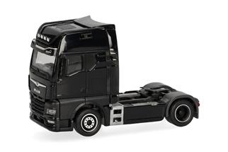 Herpa H0 MAN TGX GX Individual Zugmaschine 2achs, schwarz
