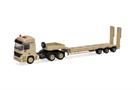 Herpa H0 MB Actros L MP1 Tieflade-Sattelzug, Belgische Armee - sandbeige