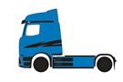 Herpa H0 MB Actros ProCabin e600 Zugmaschine, blau (Sonderserie eXtra)