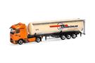 Herpa H0 MB Actros Procabin Streamspace Silo-Sattelzug, Steinkühler