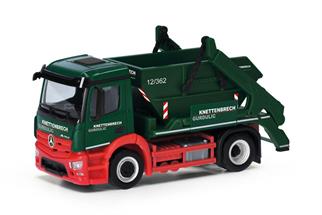 Herpa H0 MB Actros S Absetzkipper AK 12, Knettenbrech & Gurdulic