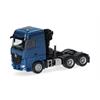 Herpa H0 MB Arocs '18 Bigspace Zugmaschine mit Ladekran, enzianblau