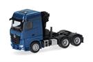 Herpa H0 MB Arocs '18 Bigspace Zugmaschine mit Ladekran, enzianblau