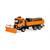 Herpa H0 MB Arocs '18 M Dreiseitenkipper-LKW mit Streufaufbau und Schneepflug
